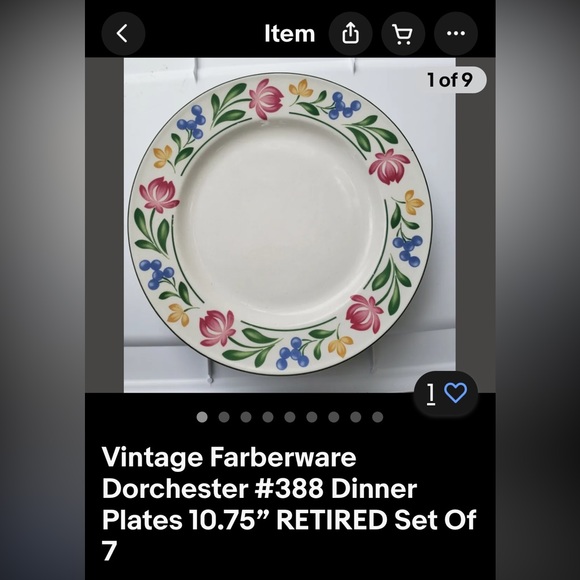 Farberware Stoneware Dorchester Plates - Picture 6 of 6